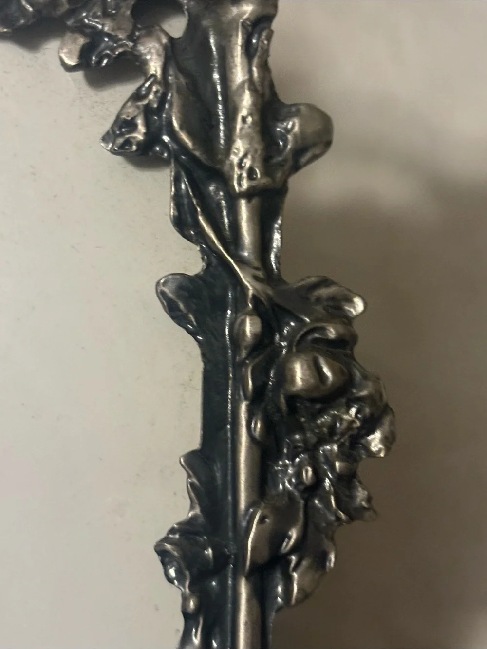 Ornate Victorian Style Decorative Photo Frame Pewter